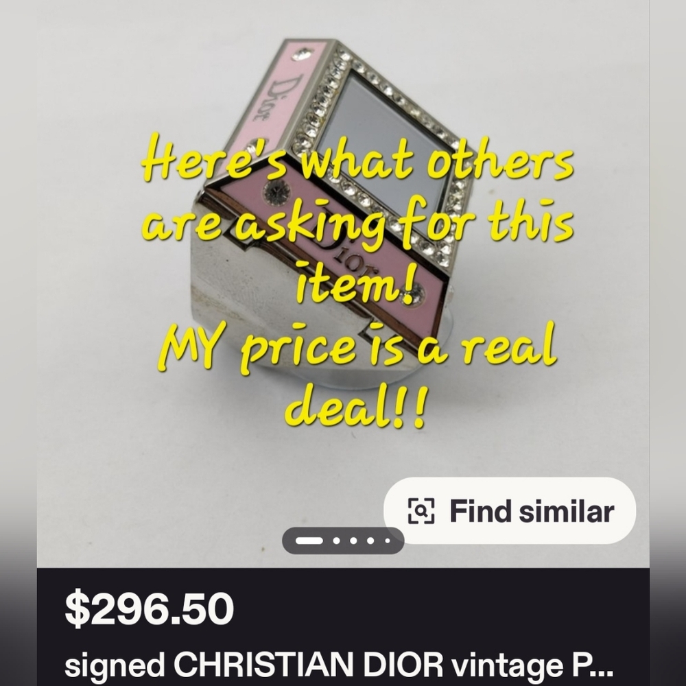 Christian Dior Princess Ring, Pink with Lip Gloss. 2005 - Picture 6 of 6